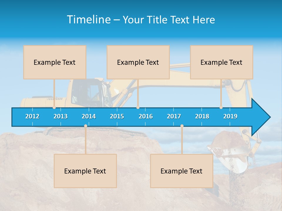 Kopalnia Piasku PowerPoint Template