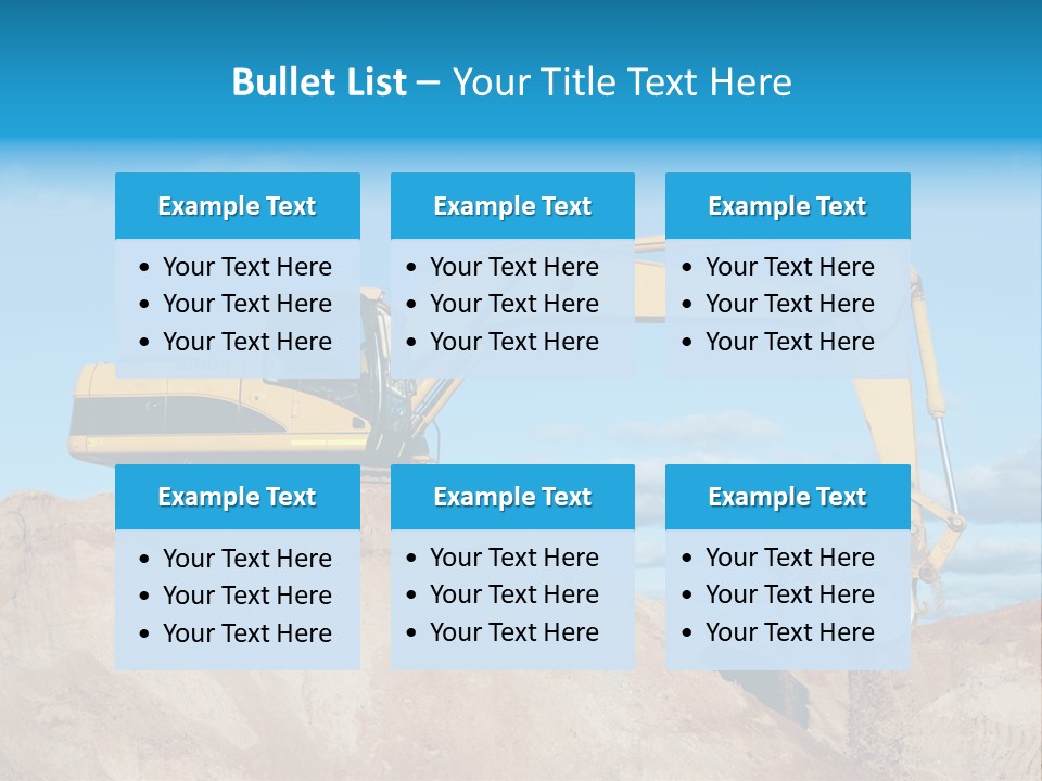 Kopalnia Piasku PowerPoint Template