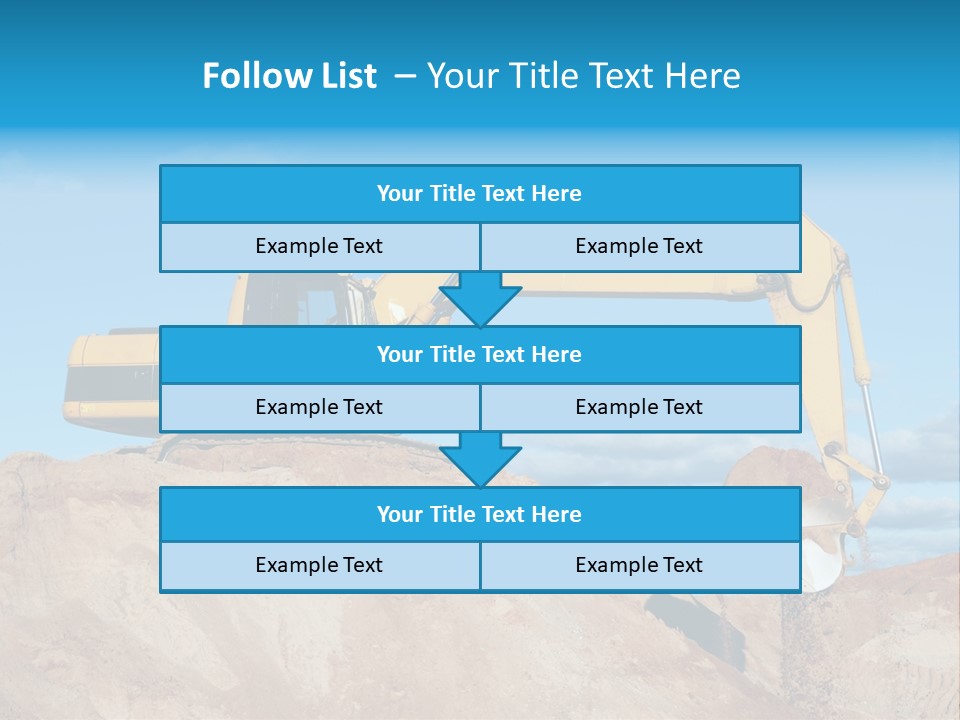 Kopalnia Piasku PowerPoint Template