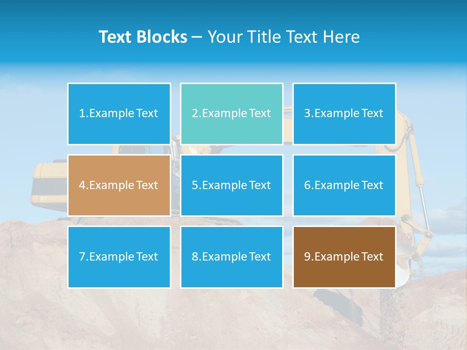 Kopalnia Piasku PowerPoint Template