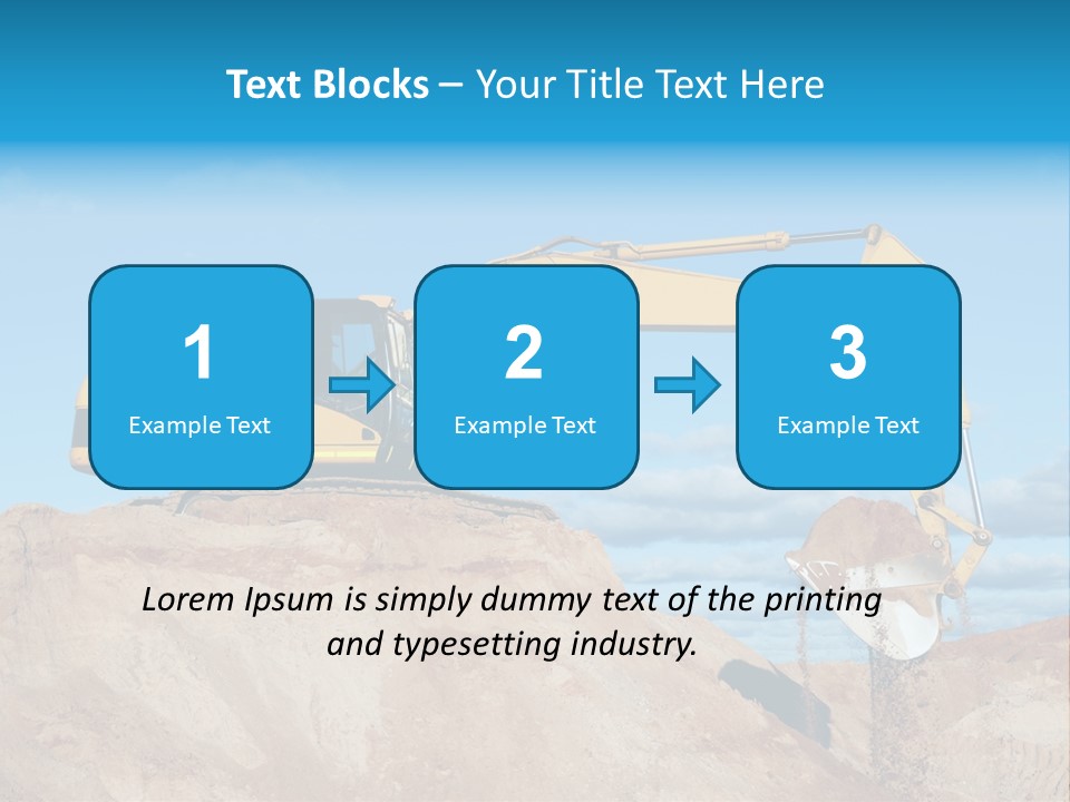 Kopalnia Piasku PowerPoint Template
