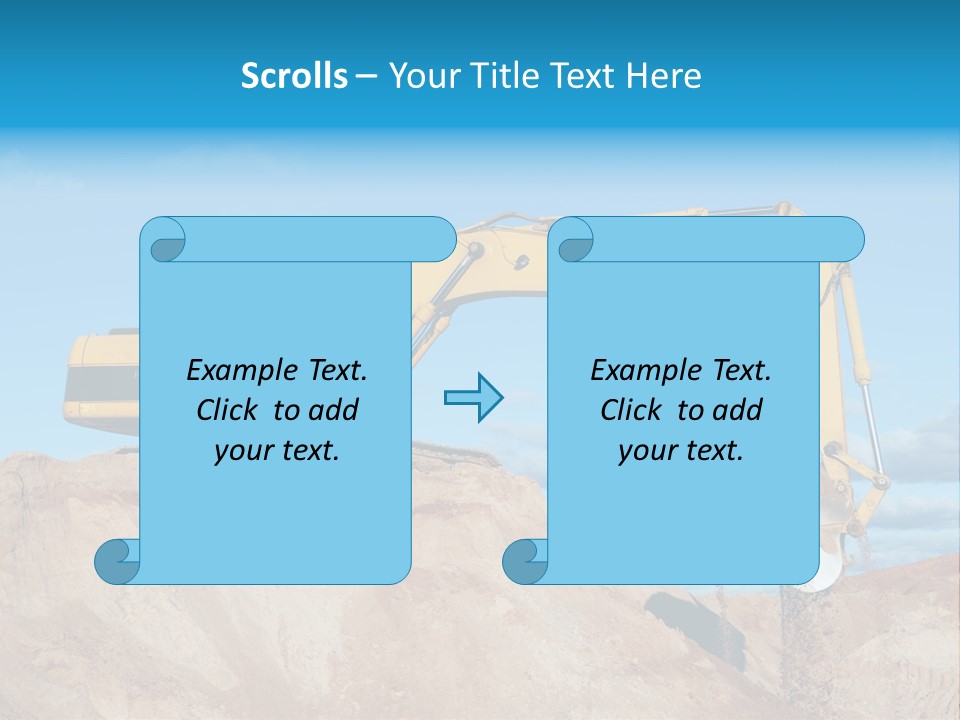 Kopalnia Piasku PowerPoint Template