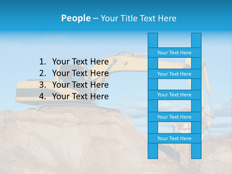 Kopalnia Piasku PowerPoint Template