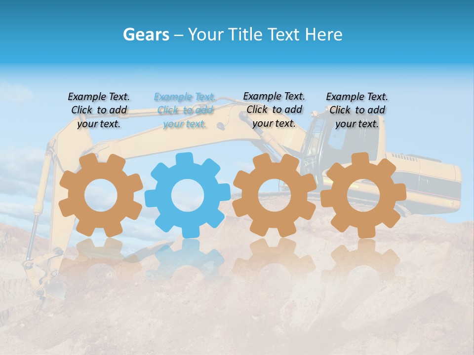 Blade Industry Vehicle PowerPoint Template
