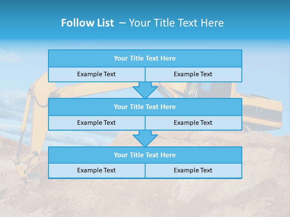 Blade Industry Vehicle PowerPoint Template