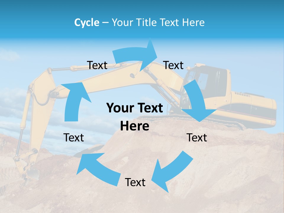 Blade Industry Vehicle PowerPoint Template