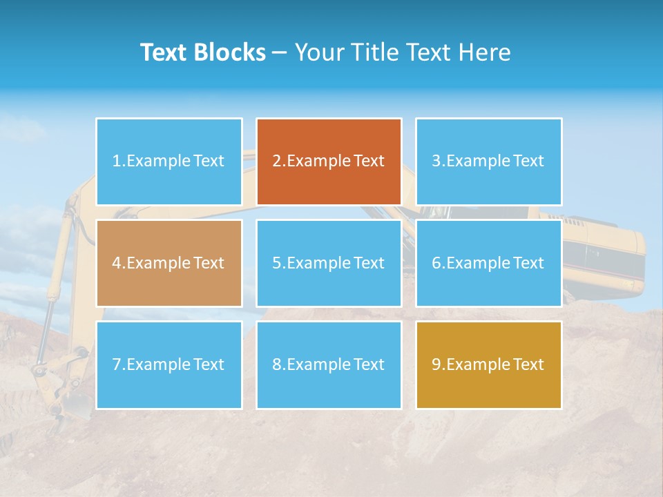 Blade Industry Vehicle PowerPoint Template