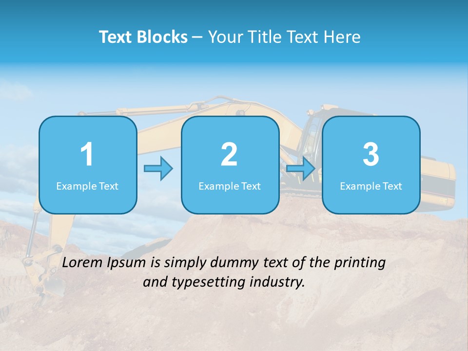 Blade Industry Vehicle PowerPoint Template