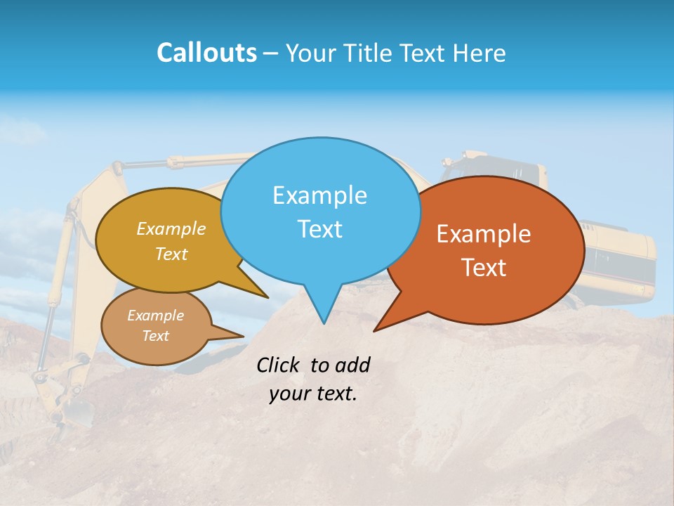 Blade Industry Vehicle PowerPoint Template