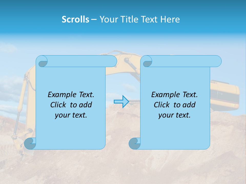 Blade Industry Vehicle PowerPoint Template