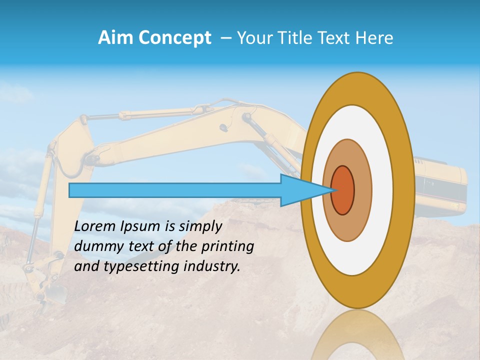 Blade Industry Vehicle PowerPoint Template