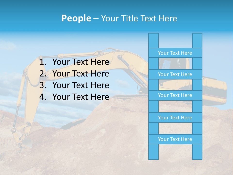Blade Industry Vehicle PowerPoint Template