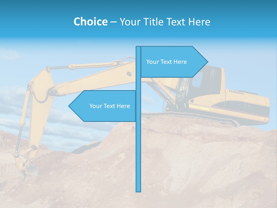 Blade Industry Vehicle PowerPoint Template
