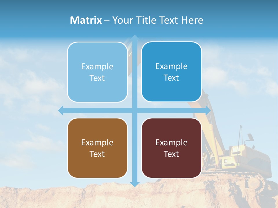 Blade Industry Vehicle PowerPoint Template