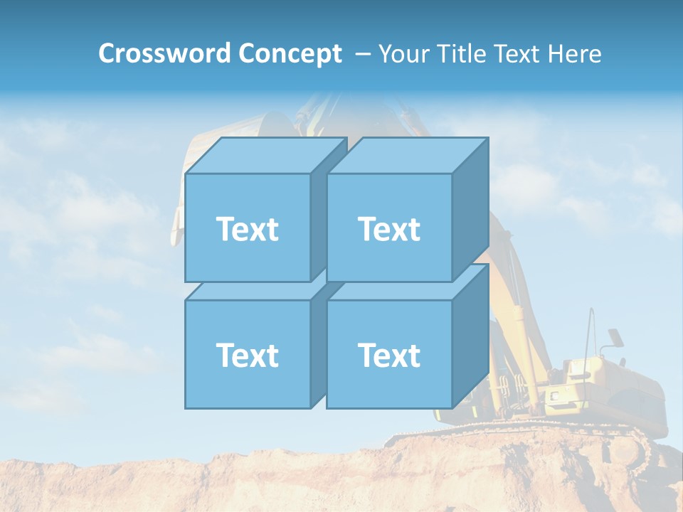 Blade Industry Vehicle PowerPoint Template