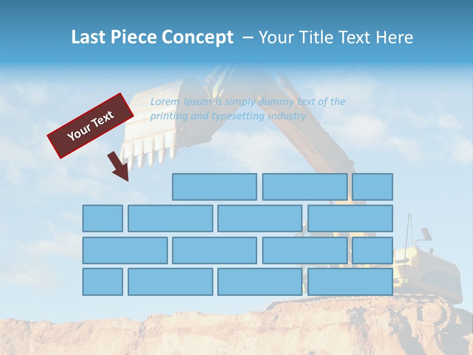 Blade Industry Vehicle PowerPoint Template