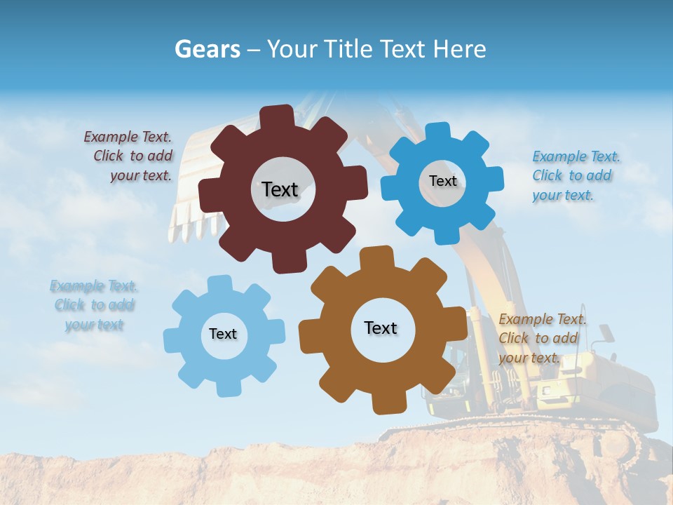 Blade Industry Vehicle PowerPoint Template