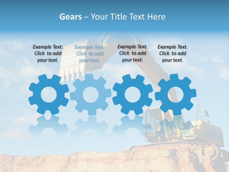 Blade Industry Vehicle PowerPoint Template