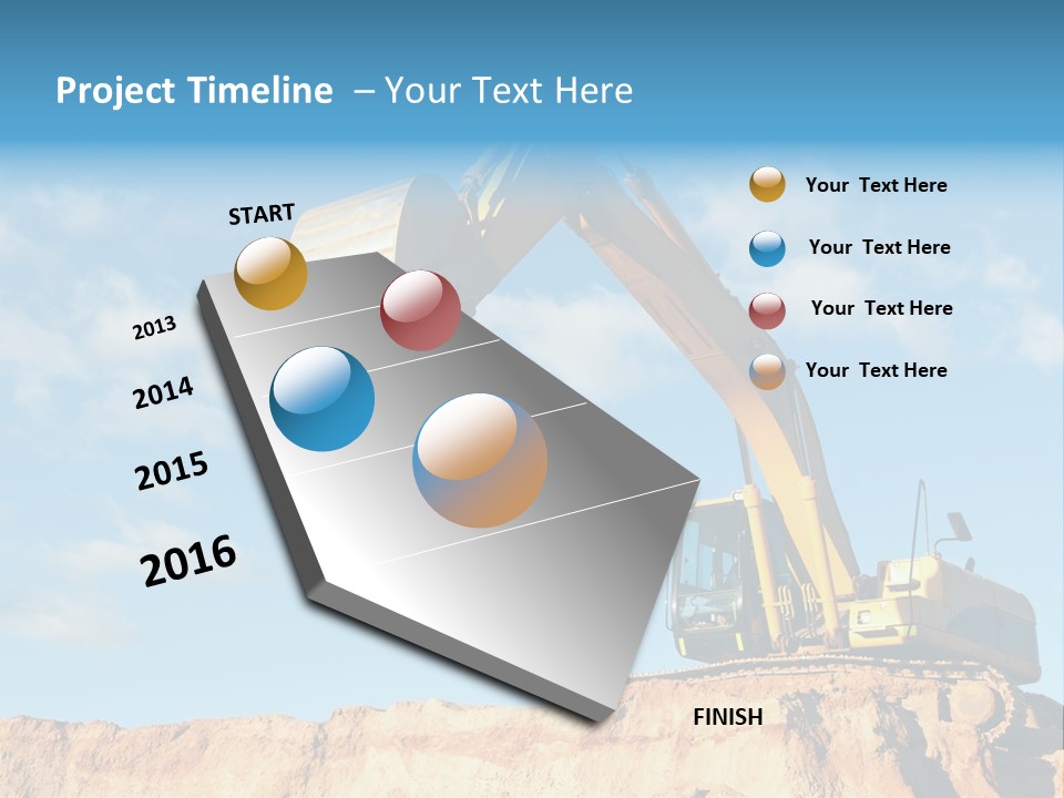 Blade Industry Vehicle PowerPoint Template