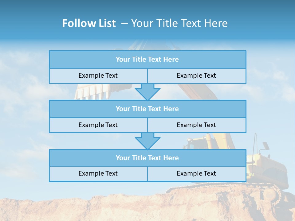 Blade Industry Vehicle PowerPoint Template