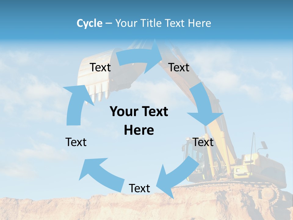 Blade Industry Vehicle PowerPoint Template