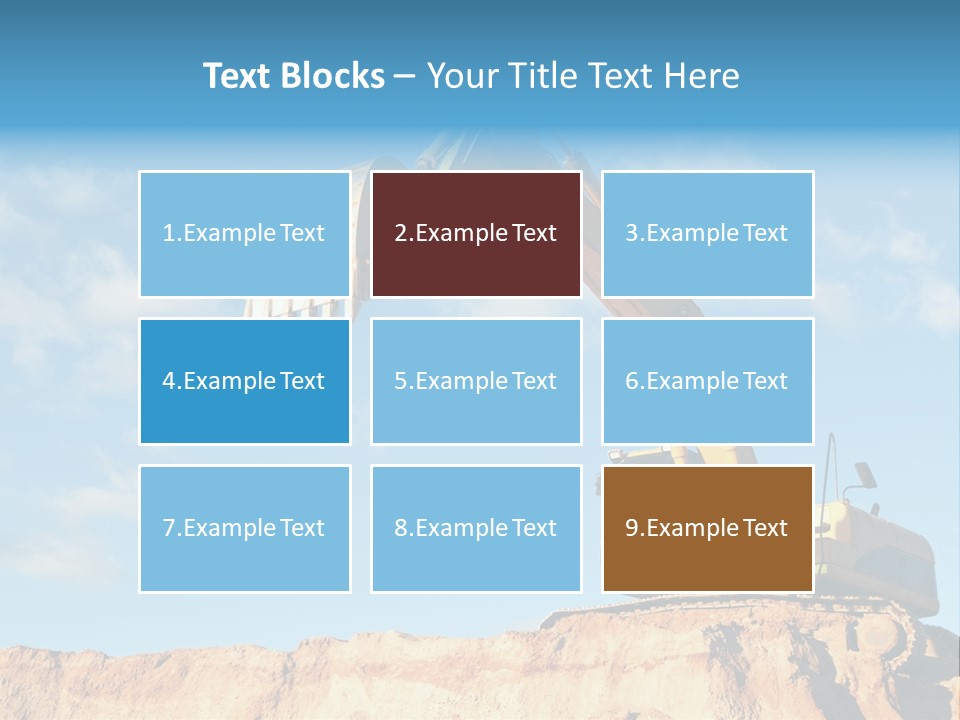 Blade Industry Vehicle PowerPoint Template