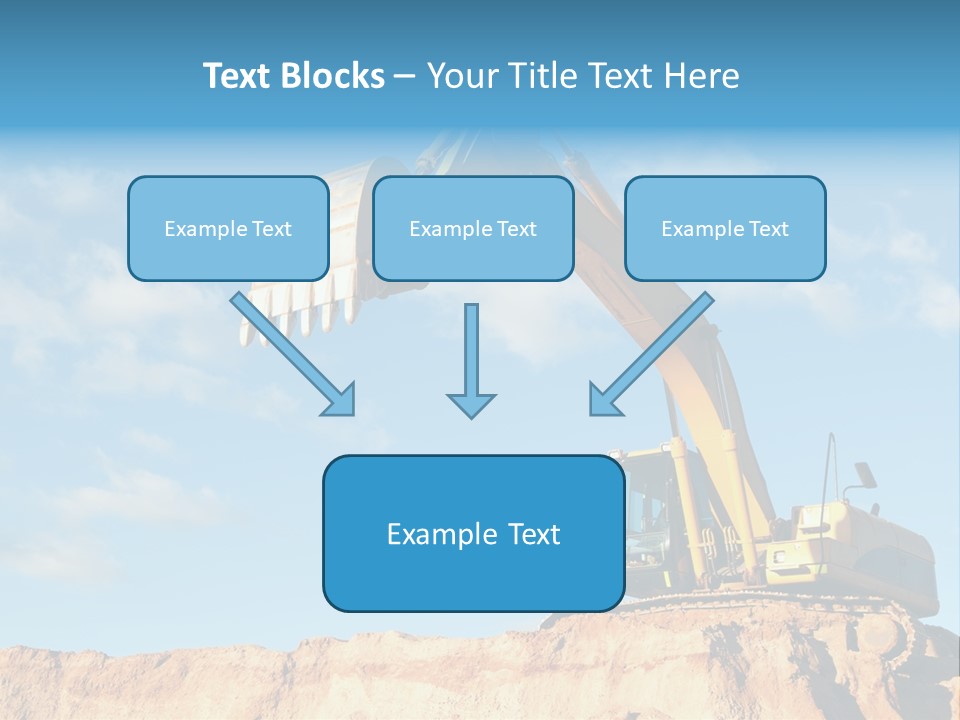 Blade Industry Vehicle PowerPoint Template