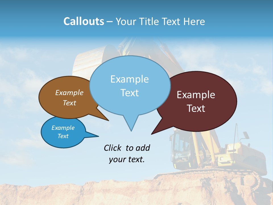 Blade Industry Vehicle PowerPoint Template