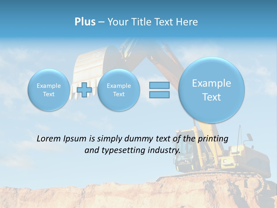 Blade Industry Vehicle PowerPoint Template