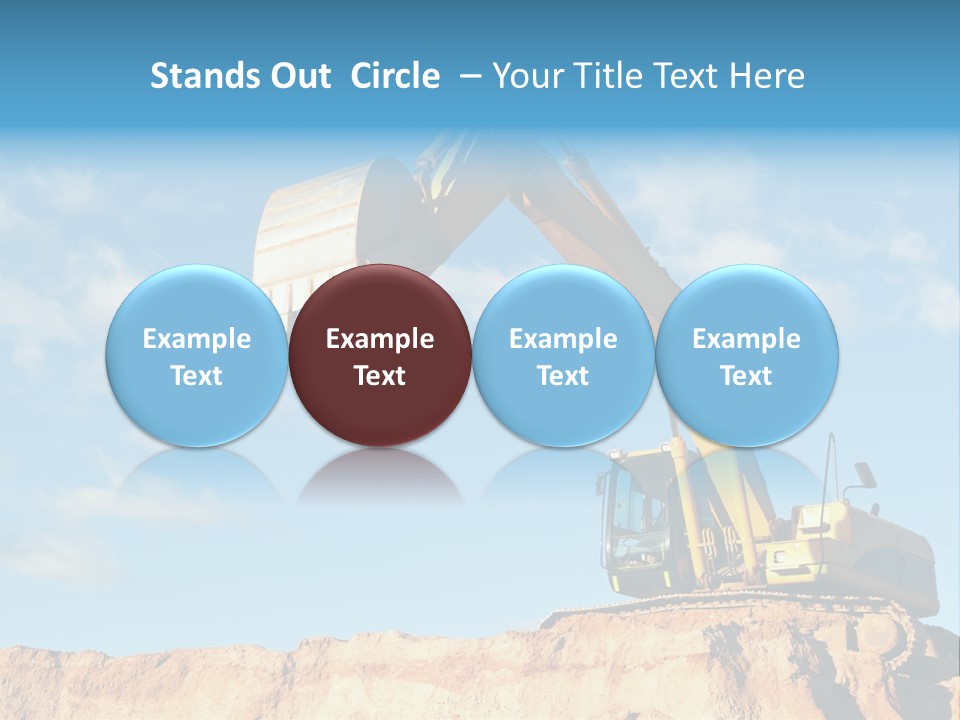 Blade Industry Vehicle PowerPoint Template