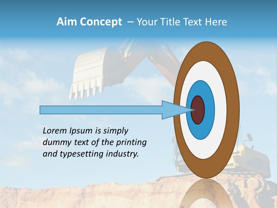 Blade Industry Vehicle PowerPoint Template