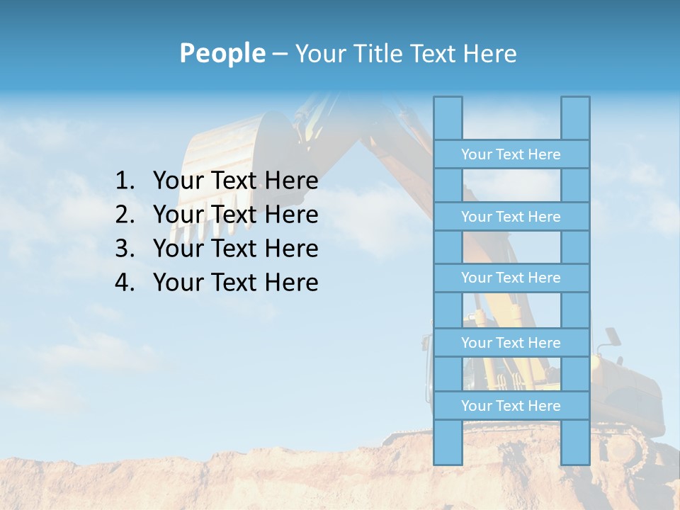 Blade Industry Vehicle PowerPoint Template