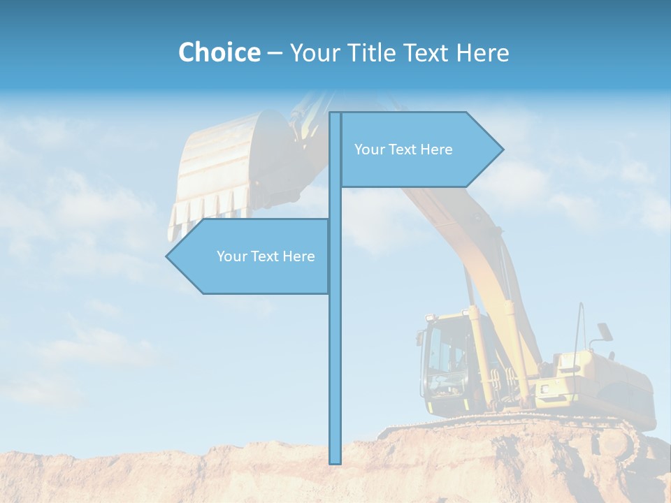 Blade Industry Vehicle PowerPoint Template