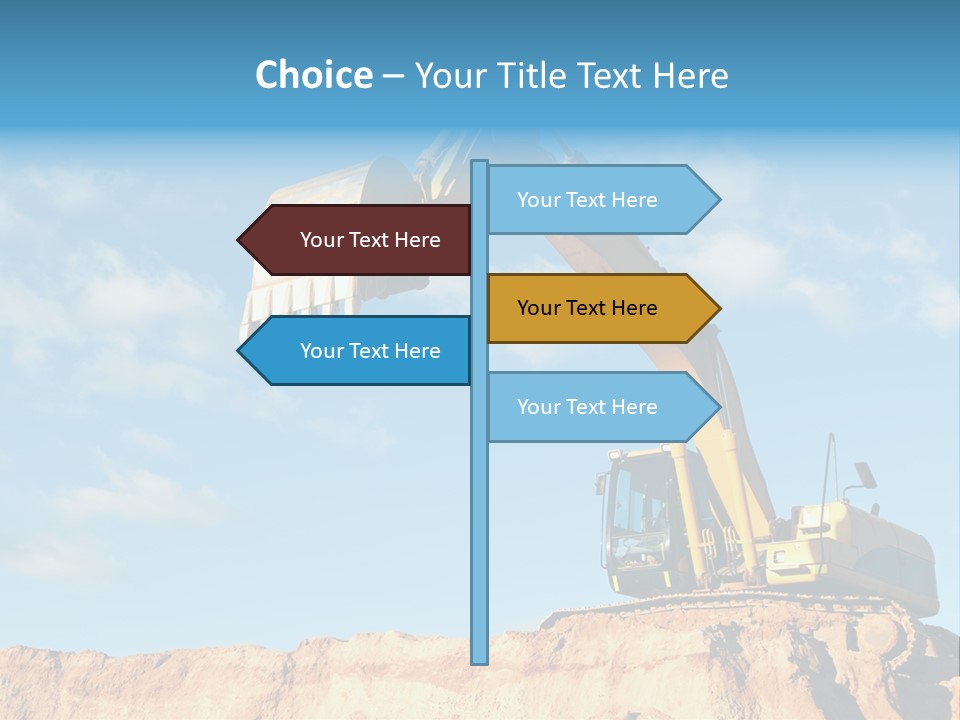 Blade Industry Vehicle PowerPoint Template