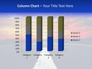 Sun On Road PowerPoint Template