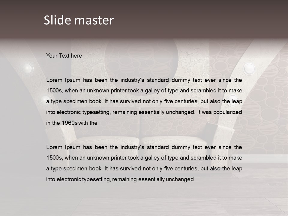 Design Mur Interieur PowerPoint Template