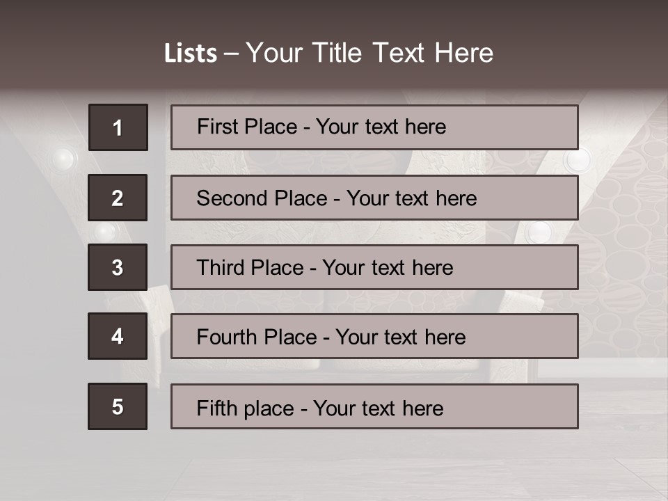 Design Mur Interieur PowerPoint Template