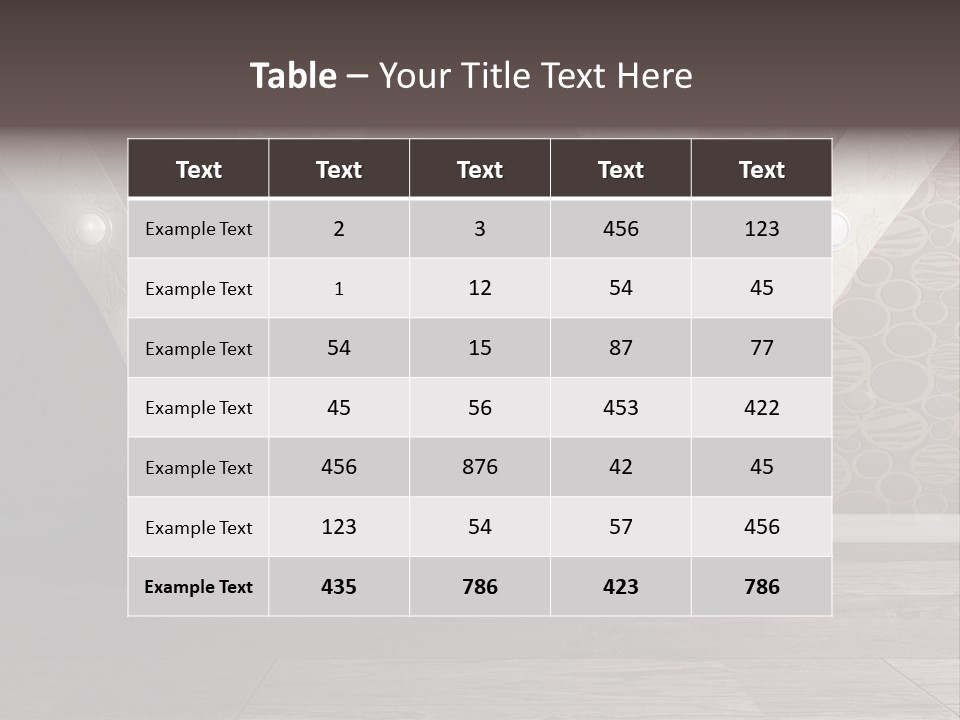 Design Mur Interieur PowerPoint Template