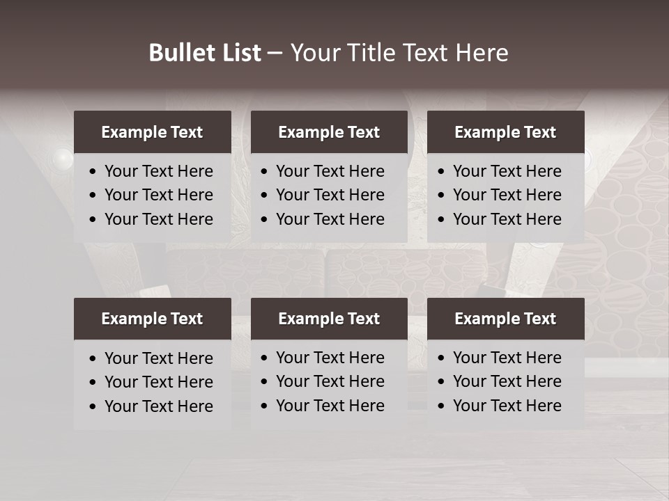 Design Mur Interieur PowerPoint Template