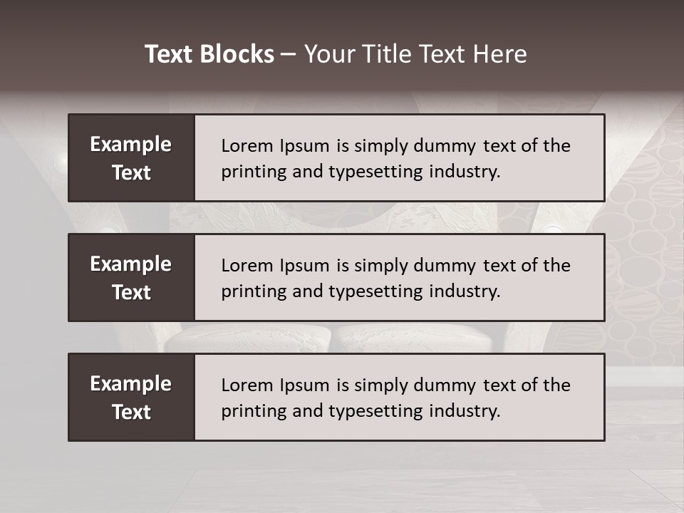 Design Mur Interieur PowerPoint Template