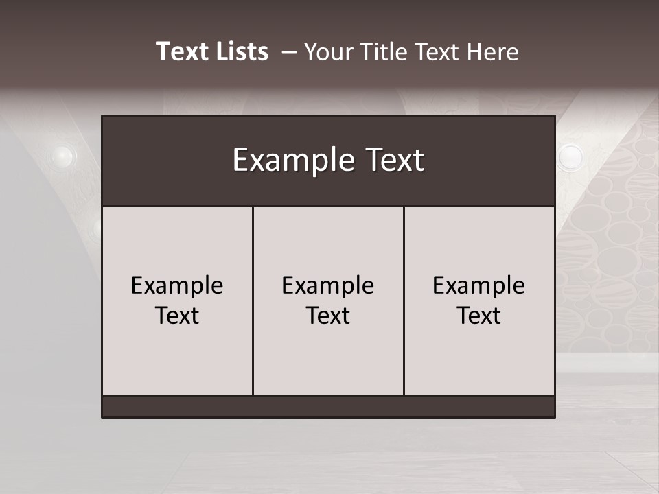 Design Mur Interieur PowerPoint Template