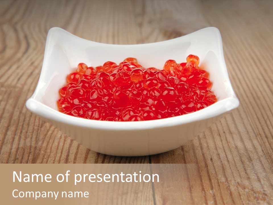 Tasty Fish Food PowerPoint Template