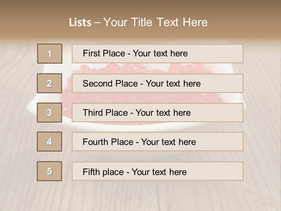 Tasty Fish Food PowerPoint Template