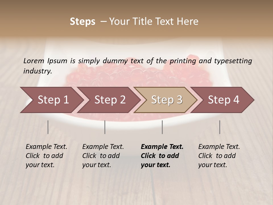 Tasty Fish Food PowerPoint Template