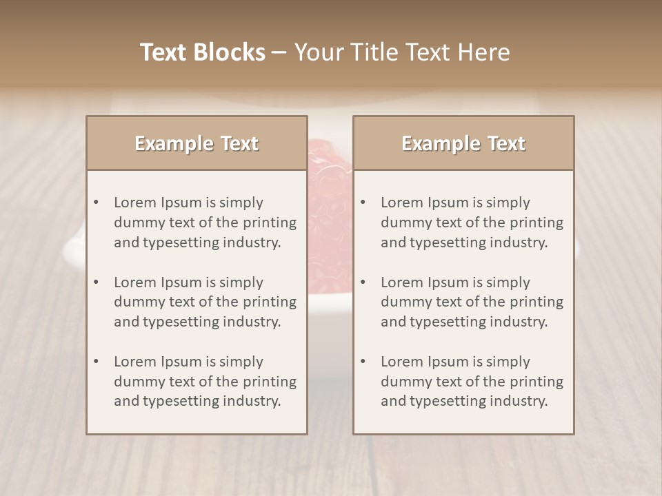 Tasty Fish Food PowerPoint Template
