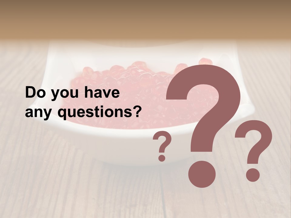 Tasty Fish Food PowerPoint Template