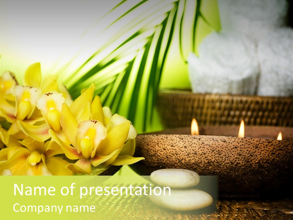 Outdoor Aroma Burning PowerPoint Template