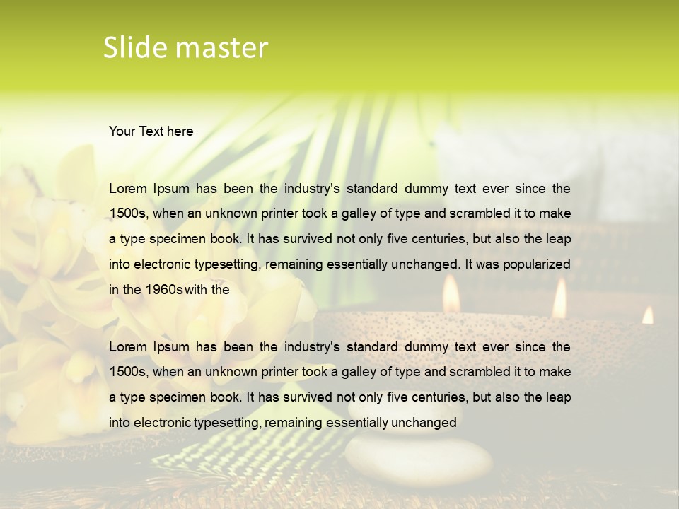 Outdoor Aroma Burning PowerPoint Template