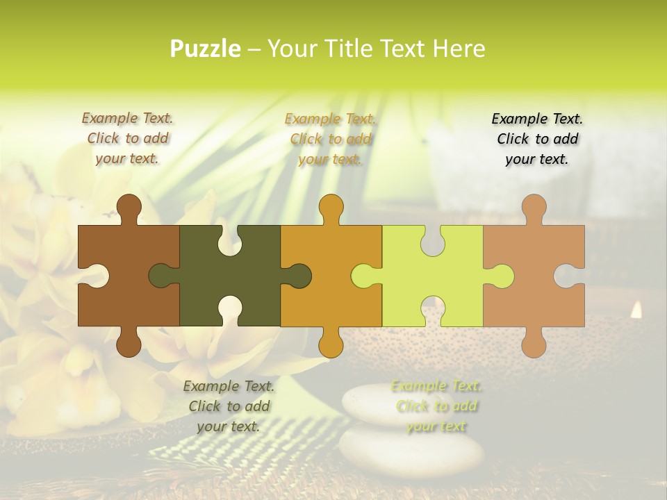 Outdoor Aroma Burning PowerPoint Template