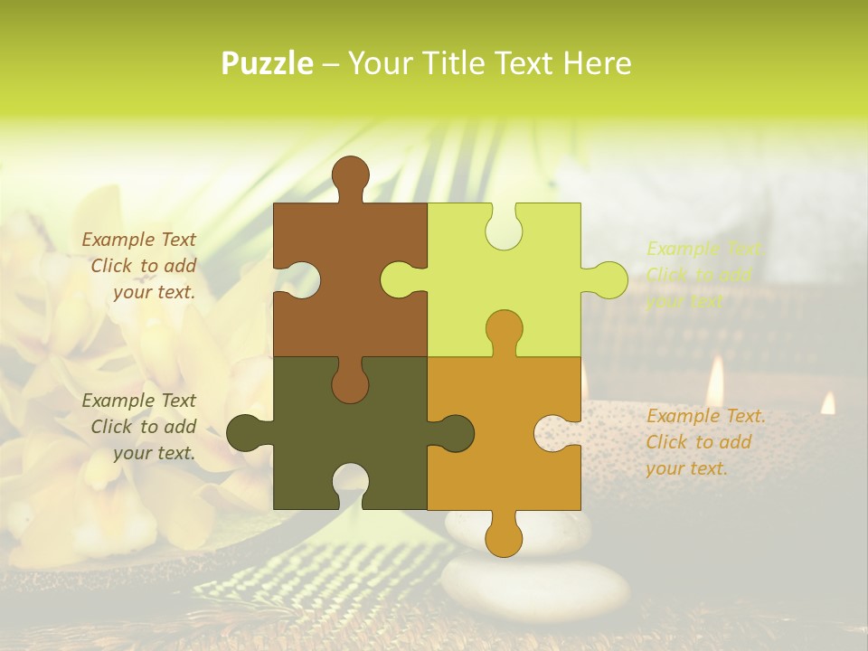 Outdoor Aroma Burning PowerPoint Template